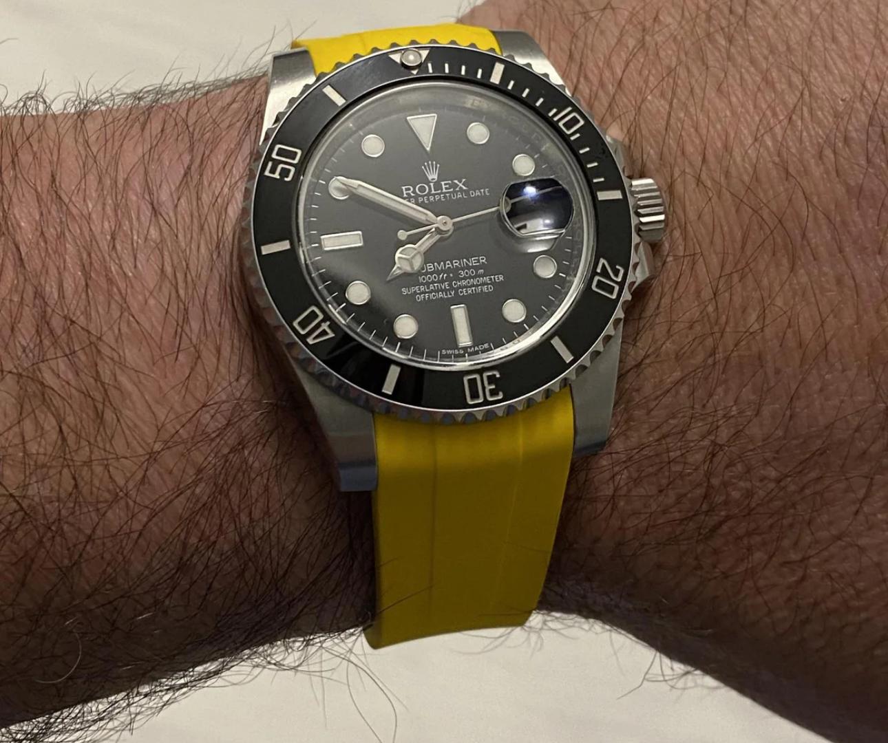 FKM strap for-Rolex Submariner