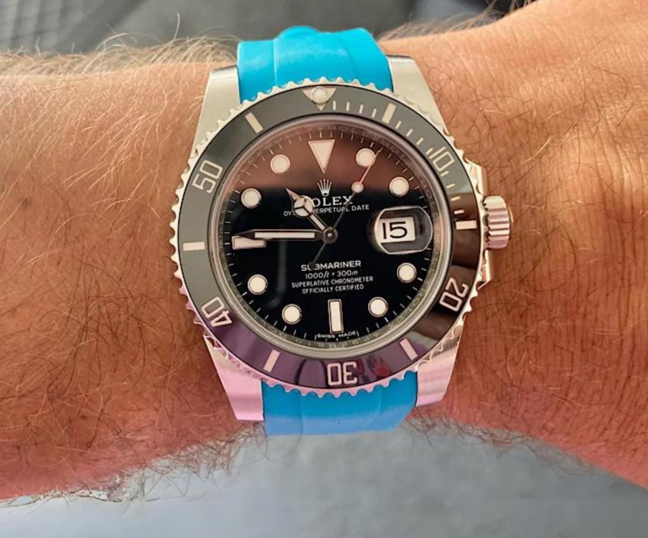 FKM strap for-Rolex Submariner