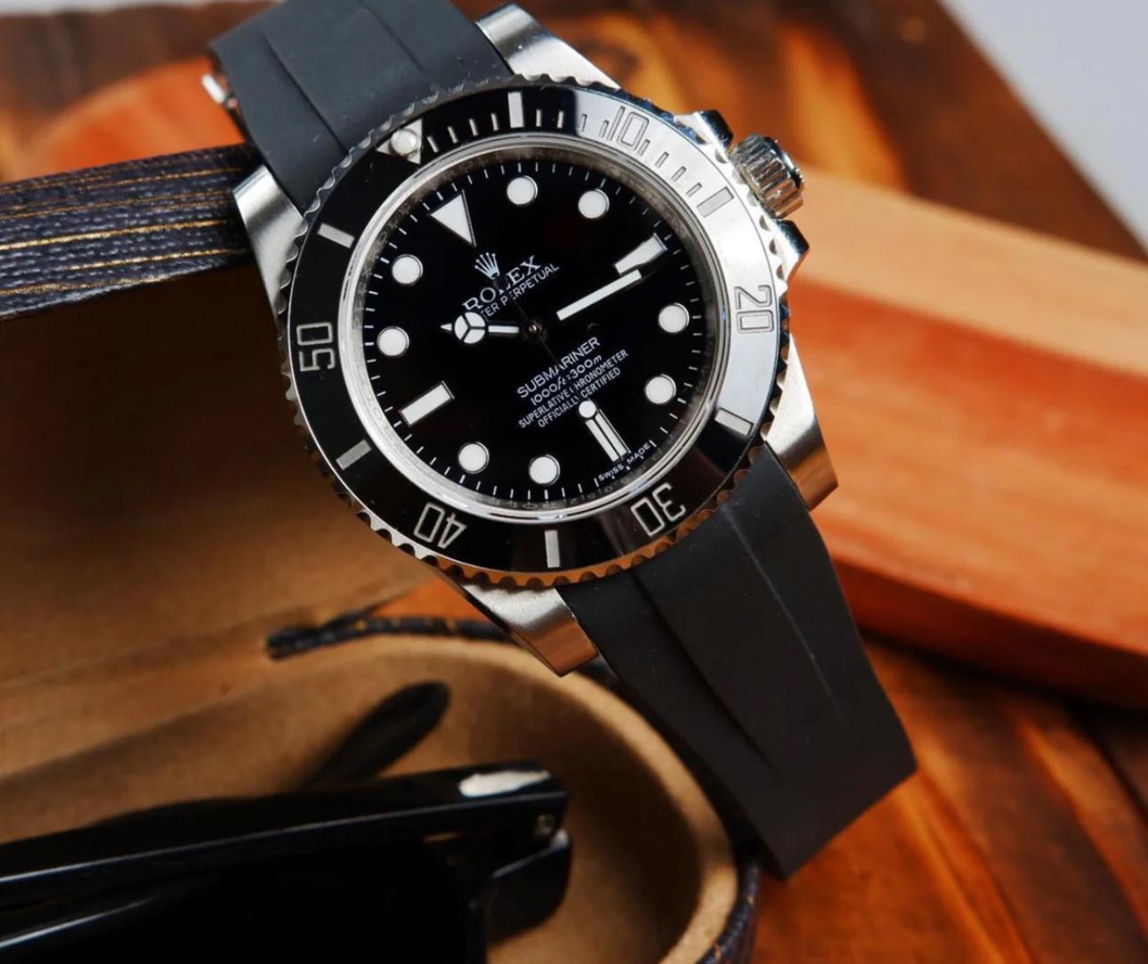 FKM strap for-Rolex Submariner