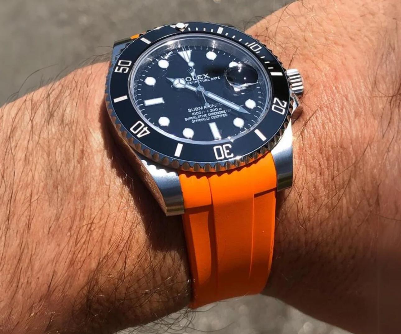 FKM strap for-Rolex Submariner